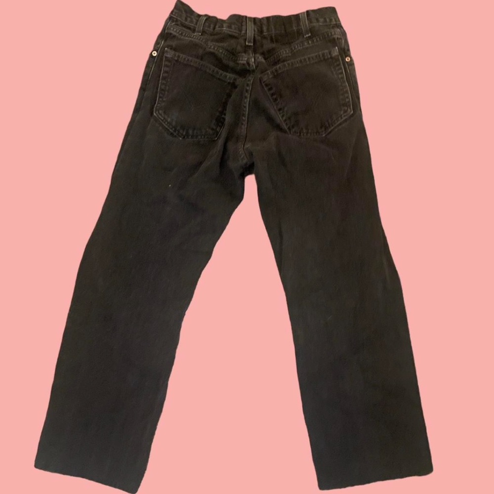 Levi's vintage redone Straight Black Jeans
